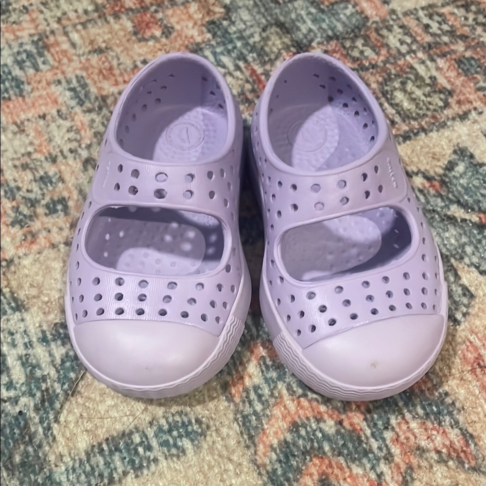 Native Purple Water Shoes with Perforated Design